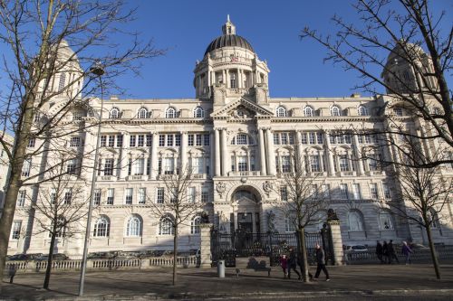 Port Of Liverpool Building At Pier