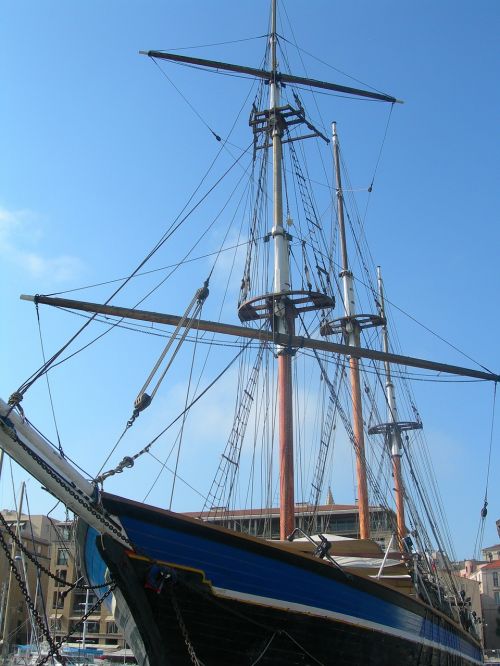 sailboat marseille port