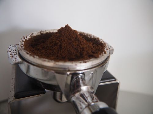 portafilter coffee ground coffee