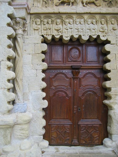 portal ganagobie abbey benedictine