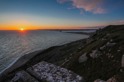 portland sunset ocean