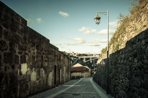 porto landscape narrow street