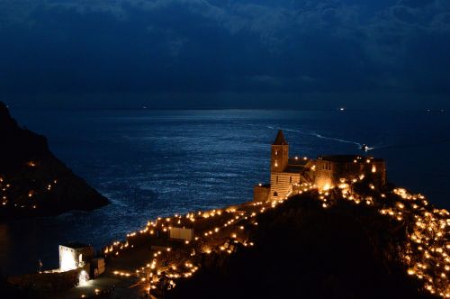 portovenere lights night