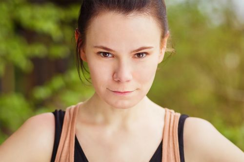 portrait closeup face