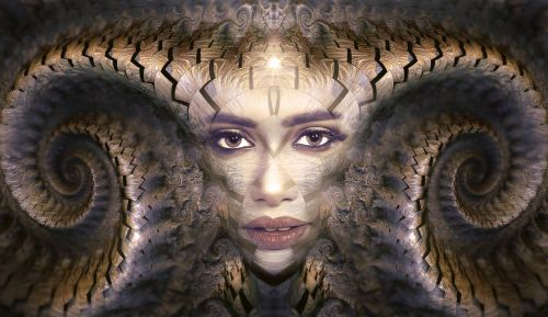 portrait fantasy fractal