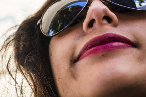 portrait  sunglasses  women