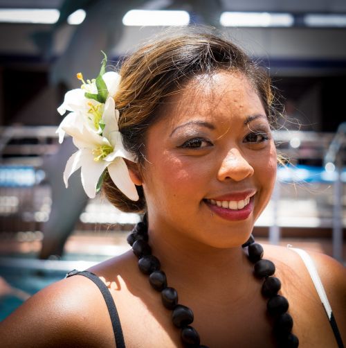 portrait polynesian female