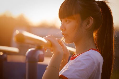 portrait sunset beauty