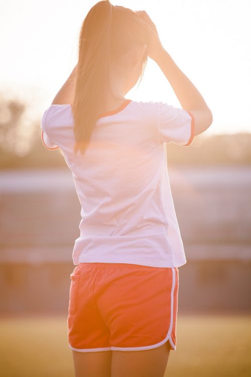 portrait sunset beauty