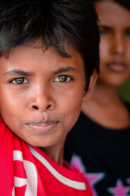 portrait boy eyes