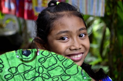 portrait of young balinese people