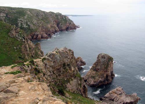 portugal cliff rock