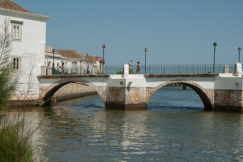 portugal tavira bridge