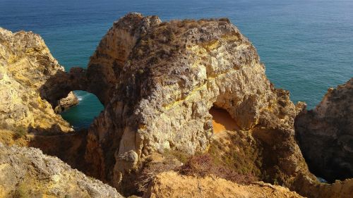 portugal lagos cliffs