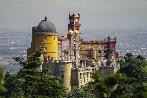 portugal  castle  foam