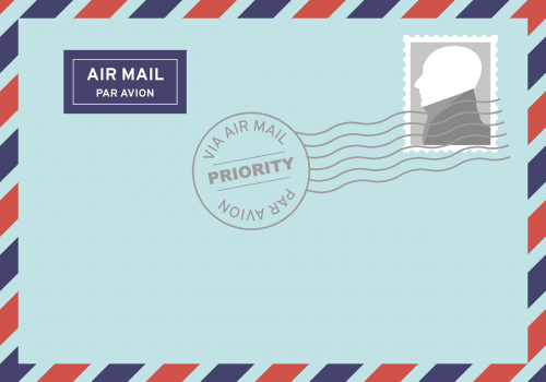 post air mail letters