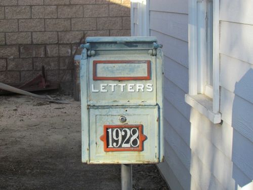 postal box antique old