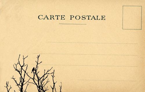 postcard vintage french