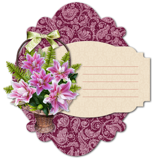 postcard  cluster  flowers