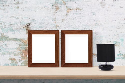 poster  frame  desk