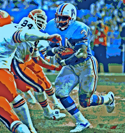Posterization Of Earl Campbell