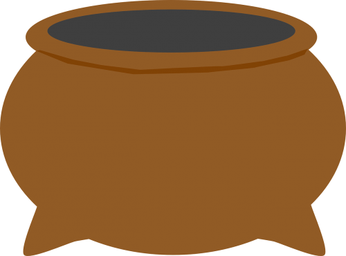 pot urn brown