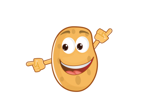 potato cartoon character
