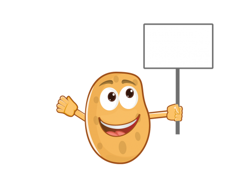 potato mascot cartoon