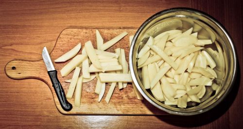 potato french fries vegetables