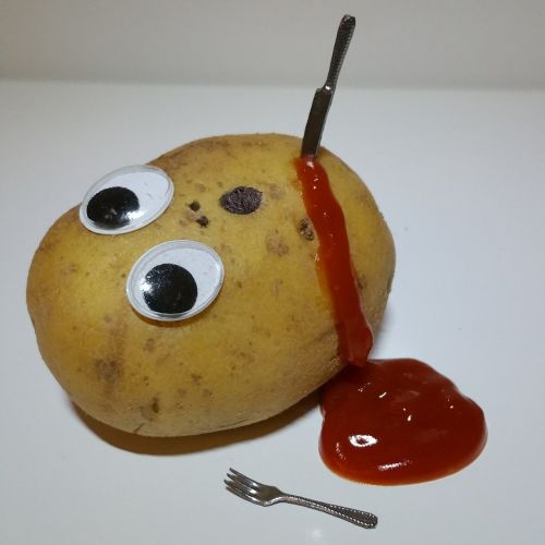potatoes ketchup murder