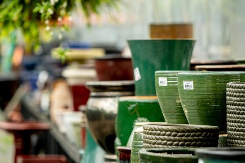 pots  greenhouse  garden
