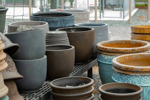 pots  greenhouse  nursery