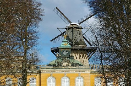 potsdam old mill park sanssouci