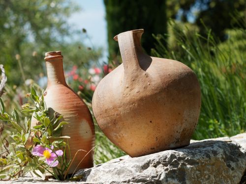 pottery vase bowl