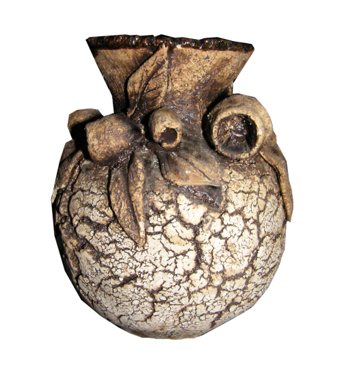 pottery textured vase