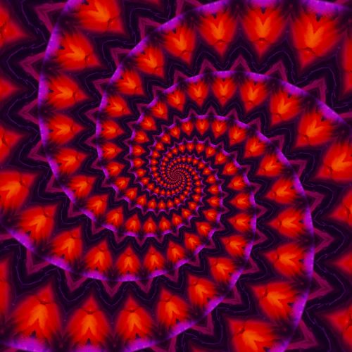 power spiral kaleidoscope