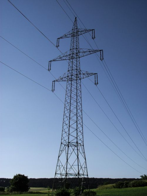 power line mast current
