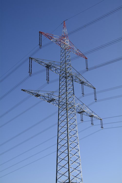power line  strommast  energy