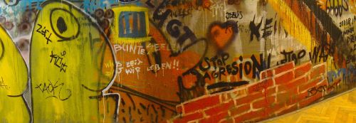 prague graffiti wall