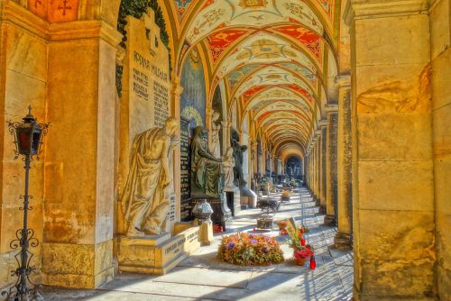 prague cementery architecture