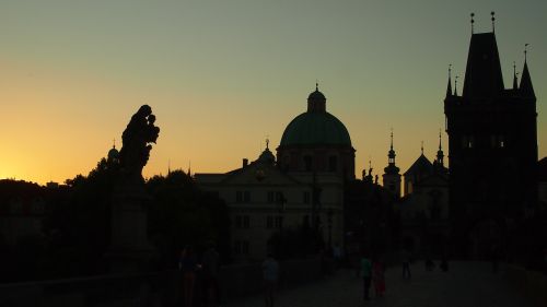 prague charles bridge mood