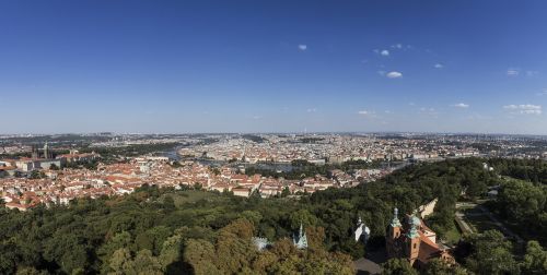 prague czech republic panoramic