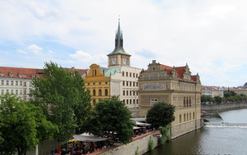 prague vltava buildings