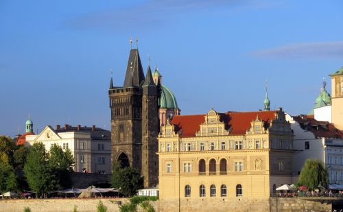 prague charles bridge architecture