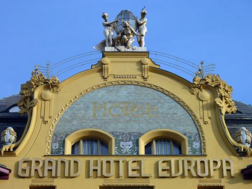 prague grand hotel europe building