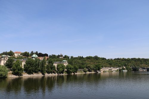 prague  river  czech republic