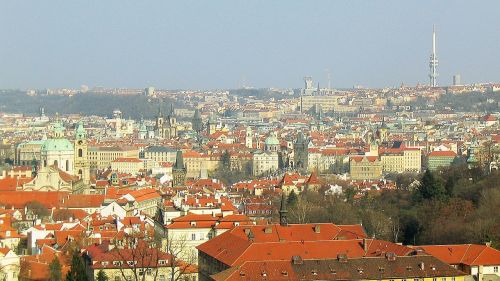 prague capital panorama