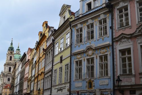 prague building colorful