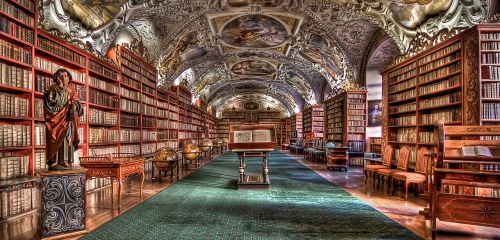 prague library prague monastery