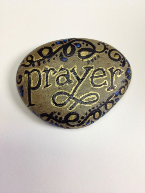 prayer paint rock
